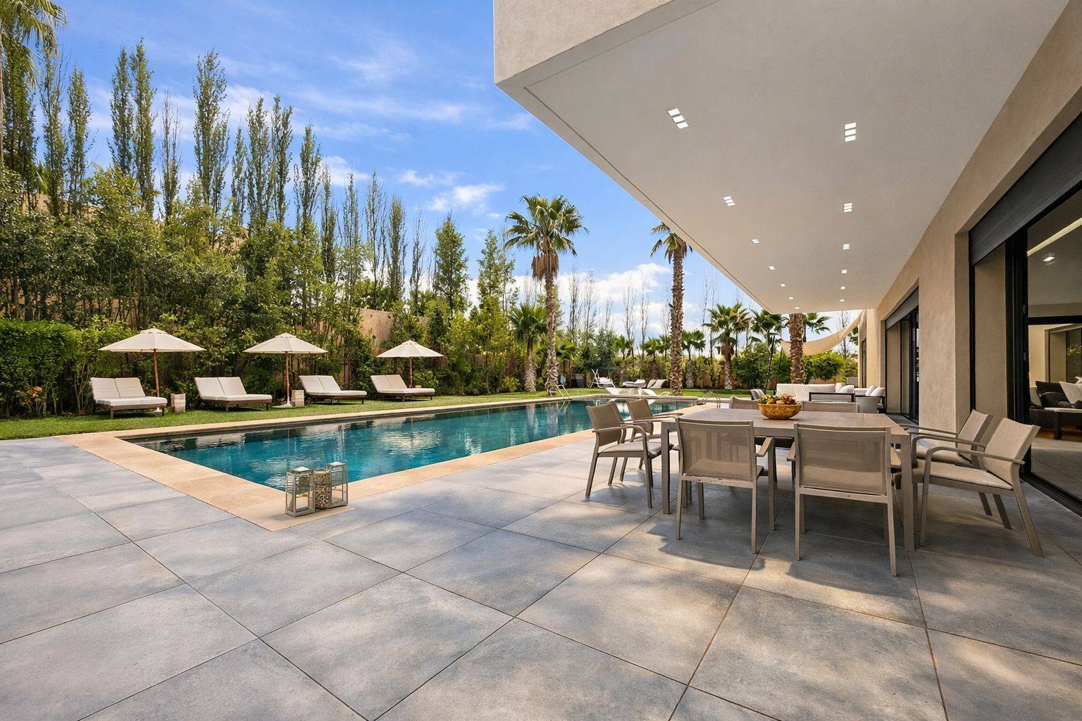 Villa magnifique 13km à centre ville  Marrakech . Disponible  pour location de vacances. 